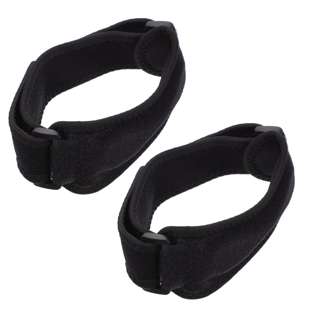 GLSTOY Adjustable Patella Strap Knee Brace Pair for Running Basketball Cycling Support with Tendon Stabilizer Band for Injury Prevention and Fitness Training