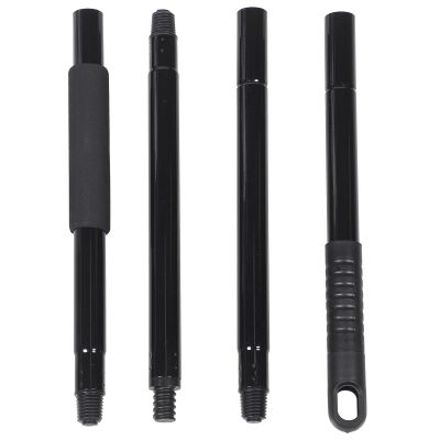 GETAJGHSD Metal Mop Handle Rod 25mm -Coated Threaded Connection Mop Stick Replacement Tool for Floor Cleaning with 4-Section Branch Narrow End for Household and Commercial Use