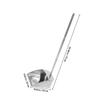 COLLBATH Stainless Steel No-Bend Garbage Shovel Dustpan Household Cleaning Tool Thickened Metal Dustpan for Home Use view 2
