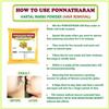 SS Hartal Warki Powder - Pack of 2x10Gm - Ponnatharam Powder | Hartal warqi | Hartal Pili | Harita Manjari for Hair Removal | Suitable for Unisex view 3