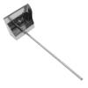COLLBATH Heavy Duty Stainless Steel Dustpan with Handle, Wide Metal Ash Scoop for Household Cleaning, Tall Handheld Trash Shovel Suitable for Indoor and Outdoor Use view 1