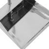 COLLBATH Heavy Duty Stainless Steel Dustpan with Handle, Wide Metal Ash Scoop for Household Cleaning, Tall Handheld Trash Shovel Suitable for Indoor and Outdoor Use view 3