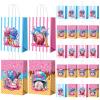 FunooFuno 48 Pcs Ice Cream Drip Baseball Party Favor Bags with Handles Baseball Drip Paper Gift Goodie Snack Treat Bags for Team Sports Birthday Party Decorations view 1