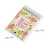 BETOOKY 100pcs Self-adhesive Baking Candy Bags Plastic Cellophane Treat Bags for Cookies Small Pastries Packaging Party Favor Wrapping Supplies view 2