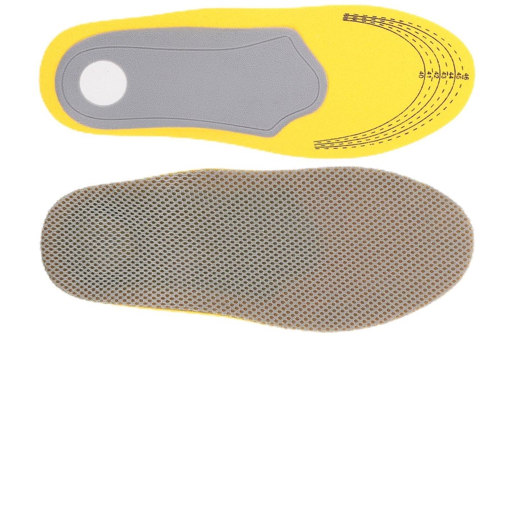 Ipetboom Supportive Breathable Sport Shoe Insoles for Men Women Thin Replaceable Shoe Inserts with Arch for Sneakers