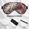 Beautiful Pink Rose Tree with Doves Wild Flowers Sleep Mask Eye Mask with Adjustable Strap, Eye Sleep Shade Cover Blocks Light for Women Men Airplane Travel Nap Meditation view 4