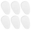 IDEANATEGRATE Gel Heel Pads and Silicone High Heel Inserts 3 Pairs Self-Adhesive Non-Slip Cushions for Front and Back Foot Shock Absorption Womens Shoe Protectors view 1