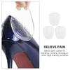 IDEANATEGRATE Gel Heel Pads and Silicone High Heel Inserts 3 Pairs Self-Adhesive Non-Slip Cushions for Front and Back Foot Shock Absorption Womens Shoe Protectors view 3