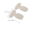 CATIEBYE 4 Pairs Self-Adhesive High Heel Protector Inserts T-Shaped Foam Heel Cushions Non-Slip Shock Absorbing Back of Shoe Pads for Womens Shoes view 2