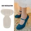 CATIEBYE 4 Pairs Self-Adhesive High Heel Protector Inserts T-Shaped Foam Heel Cushions Non-Slip Shock Absorbing Back of Shoe Pads for Womens Shoes view 3