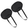 PLAFOPE Metatarsal Foot Pads 1 Pair Sebs Forefoot Cushions Anti-Slip Shock Absorbing Half Insoles Black Comfortable Elastic Support for Daily and Outdoor Use view 1