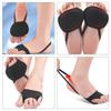 PLAFOPE Metatarsal Foot Pads 1 Pair Sebs Forefoot Cushions Anti-Slip Shock Absorbing Half Insoles Black Comfortable Elastic Support for Daily and Outdoor Use view 3