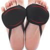 PLAFOPE Metatarsal Foot Pads 1 Pair Sebs Forefoot Cushions Anti-Slip Shock Absorbing Half Insoles Black Comfortable Elastic Support for Daily and Outdoor Use view 4