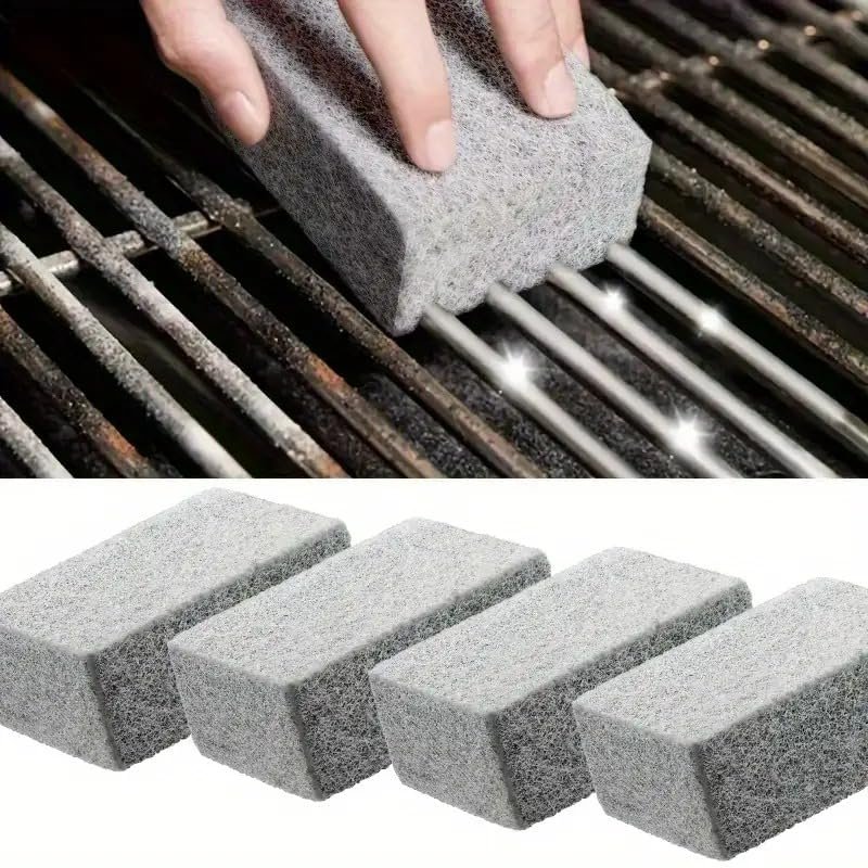 6 Count Grill Cleaning Pumice Blocks Easy Scrub BBQ & Griddle Cleaner for Outdoor Grills, Stove Tops, Oven Racks & Backyard Cooking Surfaces