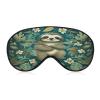 Adorable Sloth Sleep Mask for Men Women Complete Light Blocking Sleep Shade Cover Soft Breathable Comfortable Blindfold Night Eye Cover Adjustable Band Eye Mask for Sleeping view 1