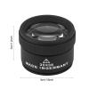 WQAPVHBG 30X Magnifying Loupe,1.6 x 1.6 x 1.2in Portable Jewelry Magnifier, Zinc Alloy and Optical Lenses 30X Portable Pocket Reading Magnifier for Observing Jewelry view 2