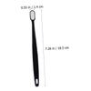 PLAFOPE Couples Soft Bristle Toothbrush 2pcs for Adults, Ultra Soft Gum Care Toothbrushes in White and Black, Sensitive Teeth Oral Hygiene for Home and Travel view 2