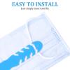 HOODANCOS 10pcs Mask Strap Extenders Dark Blue Elastic Ear Rope Buckles Anti-Slip Mask Accessories for Comfortable Fit Adults Health Safety view 3