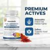 15-in-1 Advanced Eye Formula, Eye Support Formula for Daily Comfort with Lutein, Zinc, Luteolin, 60 Capsules view 3