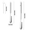 Retractable Long Scrub Brush, 4x29cm ABS Nylon Small Cleaning Brushes with Crevice Brush for Bathroom, Kitchen, Window Track, Tight Spaces view 2