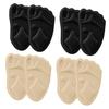 DINHEAROM 4 Pairs High-Heel Insoles and Front Palm Cushions, 4d Sponge Half Sole Mats for Relief, Soft Comfortable Shoe Pads for Women's High Heels, Invisible Non-Slip Inserts for Foot view 1
