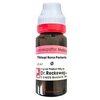 Dr. Reckeweg Thlaspi Bursa Pastoris Mother Tincture Q 20ml - Sold By Sagar Homeo Stores and Clinic