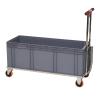 GOCHUSX Commercial Mop Sink, Plastic Mop Service Basin with Wheels Household Mop Buckets, for Kitchen Bathroom Business Garages(100x40x34cm) view 1