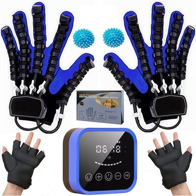 (Left+Right) Rehabilitation Robot Gloves, Robotic Hand Glove for Stroke Rehab, Stroke Hand Recovery Device, Finger Therapy Equipment.