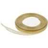 Yardenfun Gold Glitter Jacquard Ribbon 1cm X 22m Thin Flat Glitter Ribbon for Wrapping Floral DIY Decorations view 1