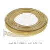 Yardenfun Gold Glitter Jacquard Ribbon 1cm X 22m Thin Flat Glitter Ribbon for Wrapping Floral DIY Decorations view 2