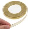 Yardenfun Gold Glitter Jacquard Ribbon 1cm X 22m Thin Flat Glitter Ribbon for Wrapping Floral DIY Decorations view 3