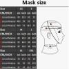 LIDONGLINGWCPX Customized Latex Mask Rubber Full Face Headwear Hood Cosplay Party Costume Accessory,White,S view 3