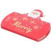 IDEANATEGRATE 10pcs Santa Claus Red Pillow Candy Boxes Small Decorative Paper Containers for Holiday Treats and Packaging view 1