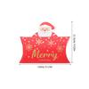 IDEANATEGRATE 10pcs Santa Claus Red Pillow Candy Boxes Small Decorative Paper Containers for Holiday Treats and Packaging view 2