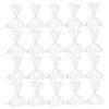 Beavorty 20 Sets 8-inch Cake Wrapping Cellophane Bags with Bottom Tray and Gold Twist Ties for Bakery Packaging and Homemade Treats view 1