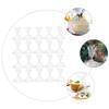 Beavorty 20 Sets 8-inch Cake Wrapping Cellophane Bags with Bottom Tray and Gold Twist Ties for Bakery Packaging and Homemade Treats view 3