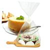 Beavorty 20 Sets 8-inch Cake Wrapping Cellophane Bags with Bottom Tray and Gold Twist Ties for Bakery Packaging and Homemade Treats view 4
