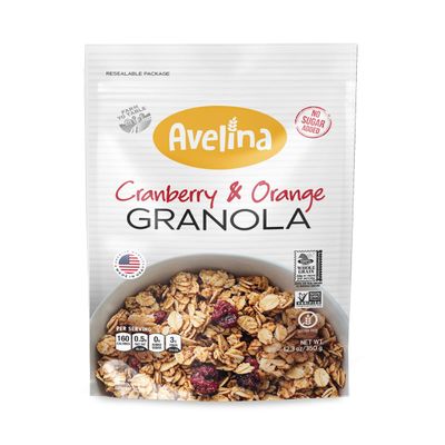 Avelina Cranberry Orange Granola 12.3 oz (Pack of 6)