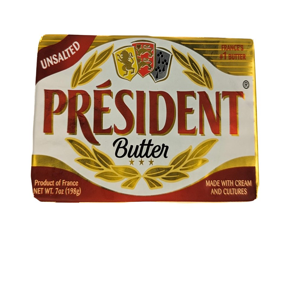 Prsident Unsalted Butter 7oz (Pack of 20)