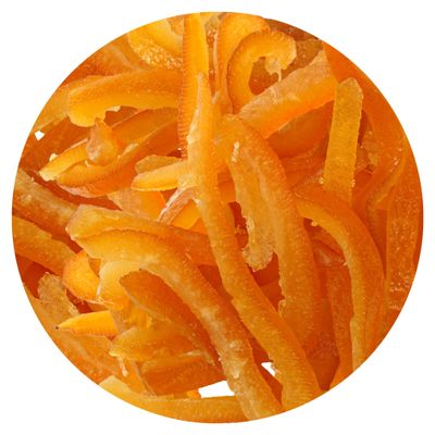 Orange Peel Strips, 8 Ounce Bag, The Hampton Popcorn & Candy Company