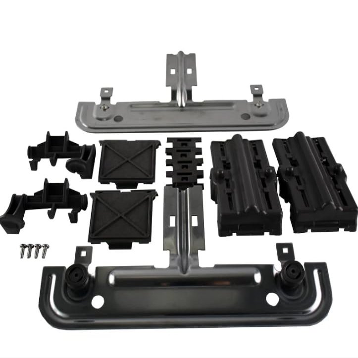 Dishwasher Dishrack Adjuster Kit For KitchenAid KUDS30SXWH1 KUDS35FXBL0 KUDS35FXBL1 KUDS35FXBL2 KUDS35FXSS0 KUDS35FXSS1 KUDS35FXSS2 KUDS35FXWH0 KUDS35FXWH1 KUDS35FXWH2