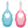 Veemoon Soft Bristle Toothbrush 2pcs Set for Ages 1-6, Manual Teeth Brush with Handle, Travel-Friendly Toothbrush for Everyday Oral Hygiene view 1