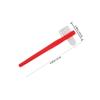 COLLBATH 8pcs Dual Head Dentures Toothbrush with Red Handle, Two-Headed Retainer Cleaning Brush for False Teeth and Braces, Dental Oral Care Brush for Denture Maintenance view 2