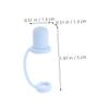 CLISPEED Silicone Straw Lids and Reusable Straw Caps 6pcs Thickened 9mm Soft Silicone Dustproof Plug for Coffee Cups and Tumblers view 2