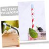 CLISPEED Silicone Straw Lids and Reusable Straw Caps 6pcs Thickened 9mm Soft Silicone Dustproof Plug for Coffee Cups and Tumblers view 3