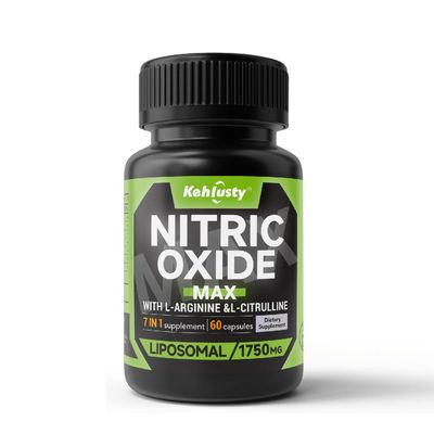 KEHLUSTY Nitric Oxide Booster, 7-in-1 Formula with L-Citrulline 1000mg, L-Arginine AAKG 500mg&Beet Root 20:1 Extract | 60 Capsules, 30 Servings | Supports Blood Flow, Daily Pump&Energy for Men&Women