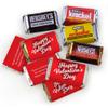 248 pcs Happy Valentines Day Exclusive Chocolate Candy Mix For Party Favors, Treat Bags, Gifting For Classrooms Or Someone Special & More - Script Heart (3lb) view 2