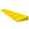 0.8-2.2 Inch High Indoor Plastic Threshold Ramp, Anti-Slip Wheelchair Ramp Easy Installation for Doorways Bathroom Bike Cleaning Robo(Yellow,4cm/1.6inch) view 1