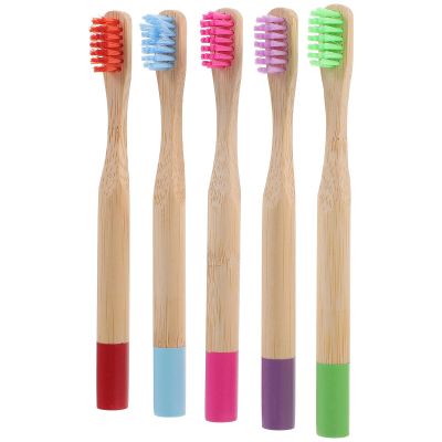 Ipetboom Toothbrush Set 5pcs Handle Soft Charcoal Bristle Manual Toothbrushes for Daily Travel Use Cleaning Random Color