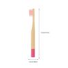 Ipetboom Toothbrush Set 5pcs Handle Soft Charcoal Bristle Manual Toothbrushes for Daily Travel Use Cleaning Random Color view 2